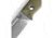 Benchmade Sibert Bushcrafter Fixed Blade Knife, 4.38in, CPM-S30V Premium Stainless Steel, Drop Point, G10, Green, 163-1