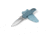 Benchmade Undercurrent Fixed Blade Knife, 4.32in,CPM-MagnaCut, Depth Blue, 18040S