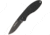 Benchmark Linerlock Black G10 Folding Knife,1.75in,Black G10 Handle BMK071