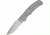 Benchmark Linerlock Folding Knife,Stonewashed Blade BMK054