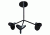 Benchmaster Impact-45 Center Fire Handgun Rolling Steel Target BM-I-45