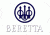 Beretta Car Window Decal 5.75x4.25in,Blue DECAL56