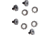 Beretta Allen/Hex Grip Screws Kit, Screws And Washers, Black, EU00015