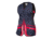 Beretta Silver Pigeon Evo Shooting Vest - Women's, Total Eclipse Blue &amp; Red, 2XL, GT791T155305A6XXL