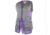 Beretta Womens Silver Pigeon Vest, Gray and Purple, Large, GT11102113092AL