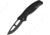 Beretta Airlight 3 Small Folding Knife, 2.5in, Black AUS8, Black Aluminum Handle, JK005A01
