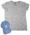 Beretta Women's Cap &amp; T-shirt Roll-Up Combo, Sky Blue