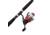 Berkley Big Game Spinning Combo, Black/White/Red, 50, 1404097