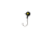 Berkley Essentials Round Ball Jigs, Hook Size 2/0, Tackle Size 1/4oz / 7g, Black, BRBJ14-BL