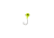 Berkley Essentials Round Ball Jigs, Hook Size 4, Tackle Size 1/16 oz / 1.8g, Chartreuse, BRBJ116-CH
