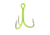 Berkley Fusion19 EWG Treble Hooks, 4, Chartreuse, FSN19EWGTR4-CH