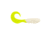 Berkley Gulp! Minnow Grub Soft Bait, 3in, Pearl White/Chartreuse, 1545498