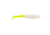 Berkley Gulp! Paddleshad Soft Bait Lures, 3in, 5 Pack, Pearl White/Chartreuse, 1545517