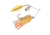 Berkley Power Blade Compact Colorado/Willow Spinnerbait, 1/2oz, Coleslaw/Silver + Gold, 1570607