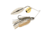 Berkley Power Blade Compact Colorado/Willow Spinnerbait, 1oz, Herring/Gold + Silver, 1570623