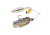 Berkley Power Blade Compact Colorado/Willow Spinnerbait, 1oz, Shad Spawn/Gold + Silver, 1570625