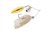 Berkley Power Blade Compact Colorado/Willow Spinnerbait, 1oz, White/Silver + Gold, 1570621