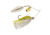 Berkley Power Blade Compact Colorado/Willow Spinnerbait, 3/4oz, E2 Magic/Gold + Silver, 1570616