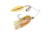 Berkley Power Blade Compact Colorado/Willow Spinnerbait, 3/4oz, Hot Slaw/Silver + Gold, 1570617