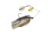 Berkley Power Blade Compact Double Colorado Spinnerbait, 3/8oz, Shad Spawn/Gold + Silver, 1570585