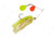 Berkley Power Blade Compact Double Colorado Spinnerbait, 3/8oz, White Chartreuse/Orange + Chartreuse, 1570579