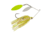 Berkley Power Blade Compact Double Williw Spinnerbait, 1/2oz, White Chartreuse/White + Chartreuse, 1570653