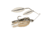Berkley Power Blade Compact Double Williw Spinnerbait, 1oz, Herring/Silver + Silver, 1570677