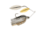 Berkley Power Blade Compact Double Williw Spinnerbait, 1oz, Shad Spawn/Gold + Silver, 1570675