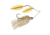 Berkley Power Blade Compact Double Williw Spinnerbait, 3/4oz, Crypto/Gold + Gold, 1570665