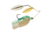 Berkley Power Blade Compact Double Williw Spinnerbait, 3/4oz, Pretty One/Gold + Silver, 1570667