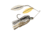Berkley Power Blade Compact Double Williw Spinnerbait, 3/4oz, Shad Spawn/Gold + Silver, 1570660