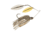 Berkley Power Blade Compact Double Williw Spinnerbait, 3/4oz, Silver Bullet/Gold + Silver, 1570664