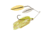 Berkley Power Blade Compact Double Williw Spinnerbait, 3/4oz, White Chartreuse/Silver + Gold, 1570658
