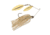 Berkley Power Blade Compact Double Williw Spinnerbait, 3/8oz, Crypto/Gold + Gold, 1570634