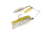 Berkley Power Blade Compact Double Williw Spinnerbait, 3/8oz, E2 Magic/Gold + Silver, 1570628