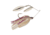 Berkley Power Blade Compact Double Williw Spinnerbait, 3/8oz, Purple Rain/Silver + Silver, 1570631