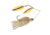Berkley Power Blade Standard Double Willow Spinnerbait, 1/2oz, Crypto/Gold + Gold, 1570568