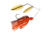 Berkley Power Blade Standard Double Willow Spinnerbait, 1/2oz, Fire Craw/Gold + Gold, 1570574