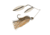 Berkley Power Blade Standard Double Willow Spinnerbait, 1/2oz, Herring/Silver + Silver, 1570569