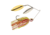 Berkley Power Blade Standard Double Willow Spinnerbait, 1/2oz, Hot Slaw/Silver + Gold, 1570573