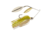 Berkley Power Blade Standard Double Willow Spinnerbait, 3/8oz, E2 Magic/Gold + Silver, 1570552