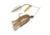 Berkley Power Blade Standard Double Willow Spinnerbait, 3/8oz, Silver Bullet/Gold + Silver, 1570557