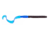 Berkley PowerBait Power Worms Soft Bait, 7in, 13 Pack, Black/Blue, 1307476