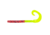 Berkley PowerBait Power Worms Soft Bait, 7in, 13 Pack, Plum/Chartreuse, 1307493