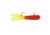 Berkley PowerBait Pre-rigged Atomic Tube, 1/32oz, 5 Pack, Red Chartreuse, 1521214