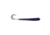 Berkley PowerBait Rib Worm Soft Bait Lures, 4in, 10 Pack, Electric Blue/White, 1593181