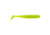 Berkley PowerBait Saltwater Power Swimmer Soft Bait Lures, 4.3in, 6 Pack, Chartreuse Silver Flash, 1582203
