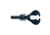Berkley PowerBait Shape 108 Soft Bait, 3.5in, 8 Pack, Black Blue Fleck, 1569371