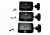 Berlebach Double Clamps for UNI Tripod,Black B310029