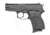 Bersa Thunder-9 Pistol, 9mm Luger, 3.5 in barrel, aluminum alloy frame, black polymer grip, recoil operated semi-automatic, double-action, frame mounted decock/hammer block, fixed blade front, white outline rear, 13 round magazine, BRSA-TDR-9-FRRMPG